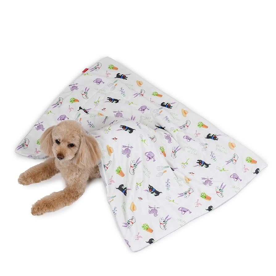 極美品！ペットパラダイス　リサアンドガスパール　犬猫ペットカート リサとガスパール フルカバー レインコート 《風船柄》 小型犬